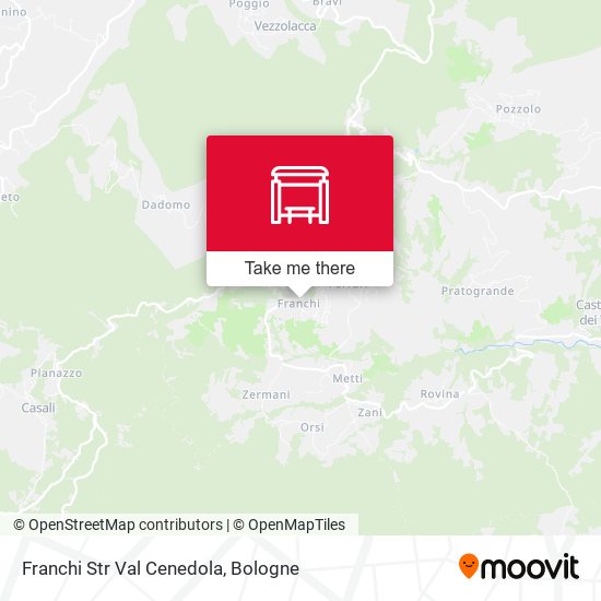 Franchi Str Val Cenedola map