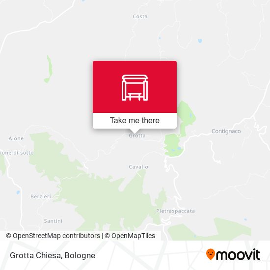 Grotta Chiesa map