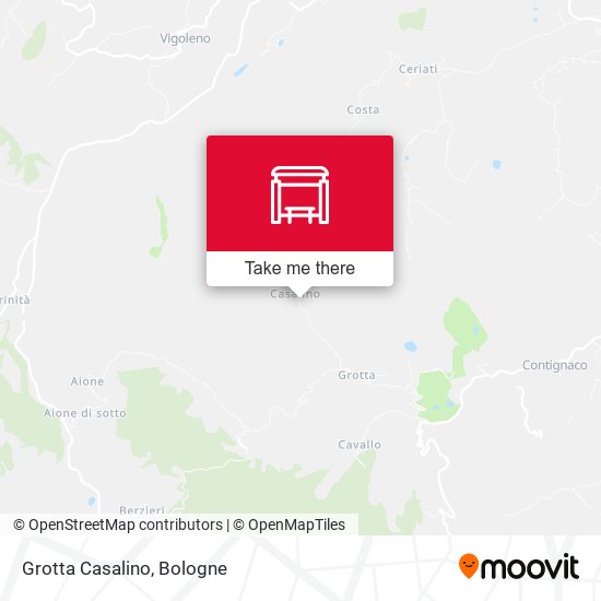 Grotta Casalino map
