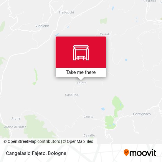 Cangelasio Fajeto map