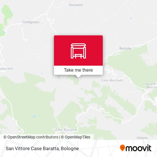 San Vittore Case Baratta map
