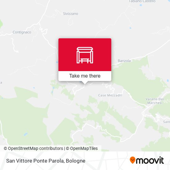 San Vittore Ponte Parola map