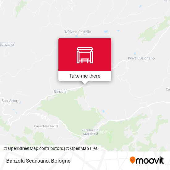 Banzola Scansano map