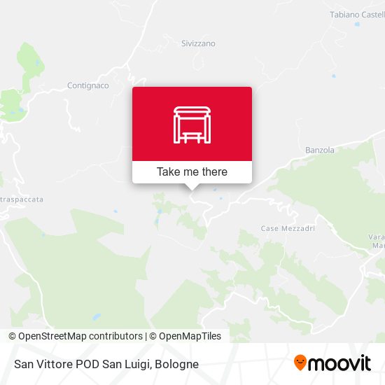 San Vittore POD San Luigi map