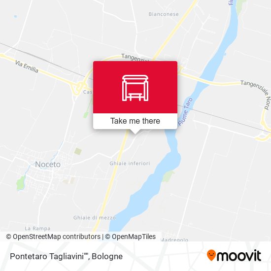Pontetaro Tagliavini"" map