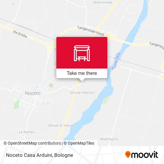 Noceto Casa Arduini map