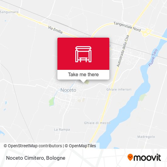Noceto Cimitero map