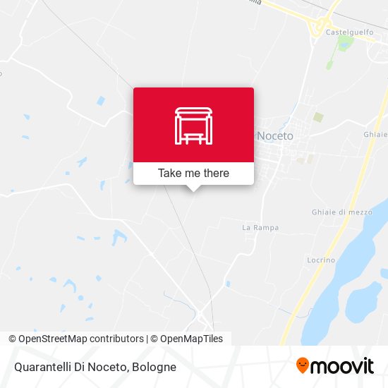 Quarantelli Di Noceto map