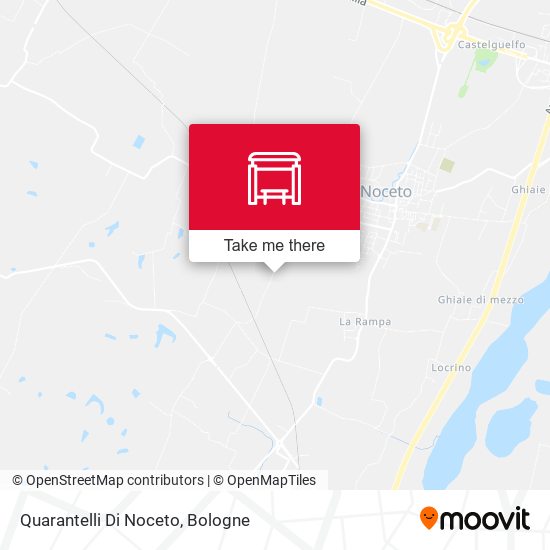 Quarantelli Di Noceto map