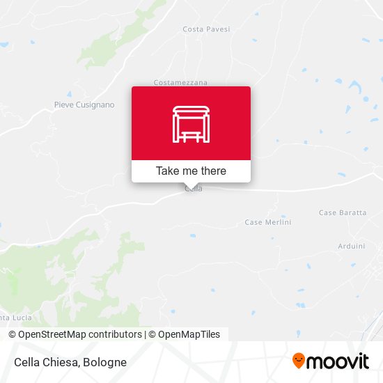 Cella Chiesa map