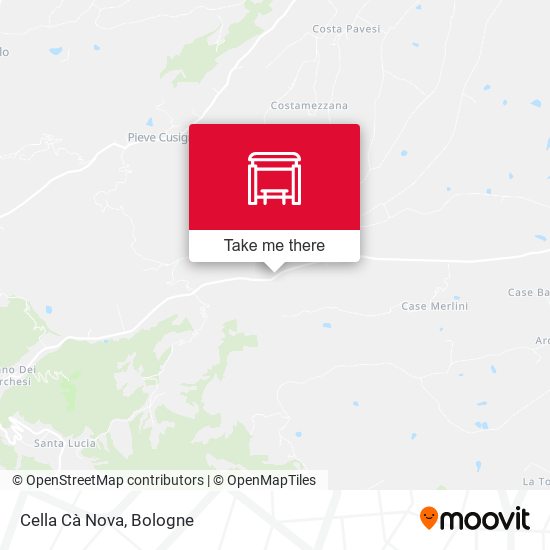 Cella Cà Nova map