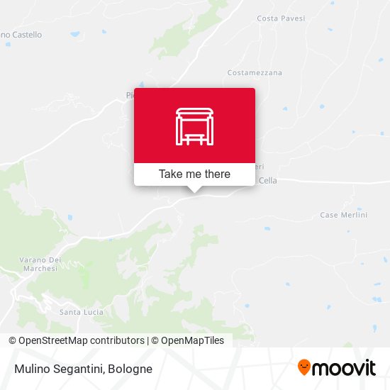 Mulino Segantini map