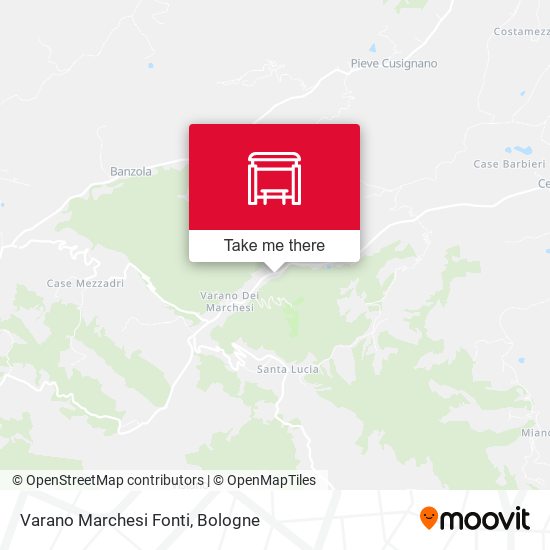 Varano Marchesi Fonti map