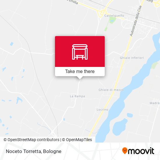 Noceto Torretta map