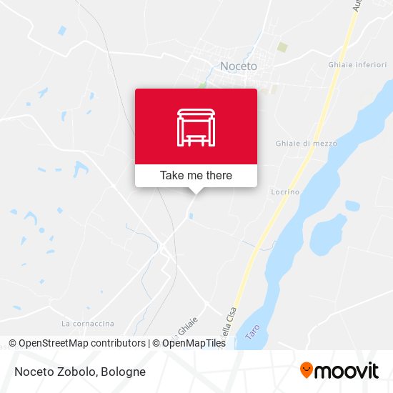 Noceto Zobolo map