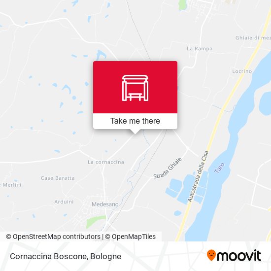 Cornaccina Boscone map