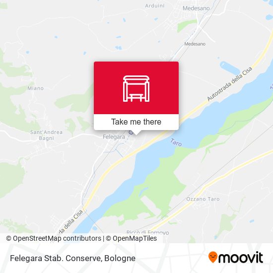 Felegara Stab. Conserve map
