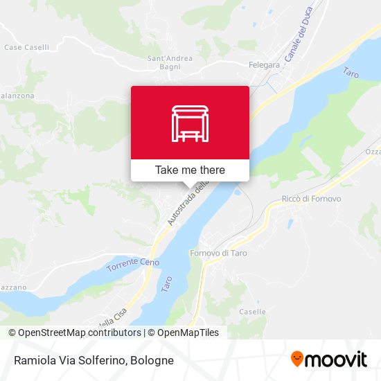 Ramiola Via Solferino map