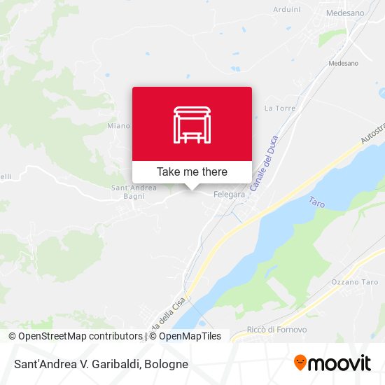 Sant'Andrea V. Garibaldi map