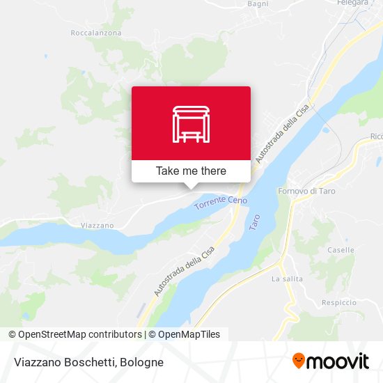 Viazzano Boschetti map