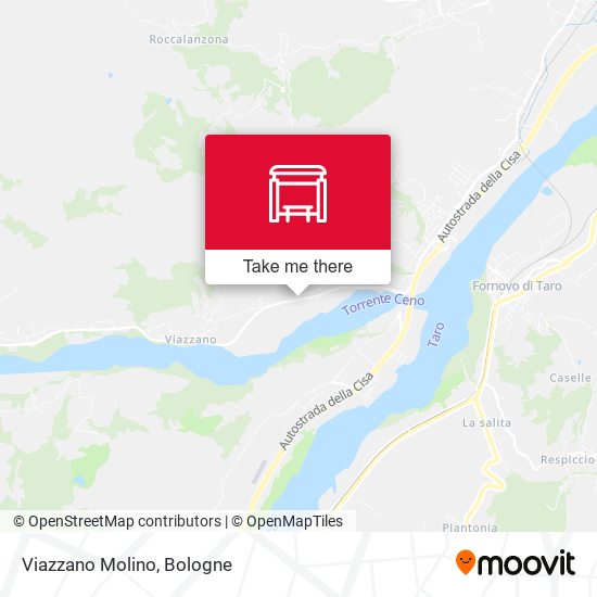 Viazzano Molino map