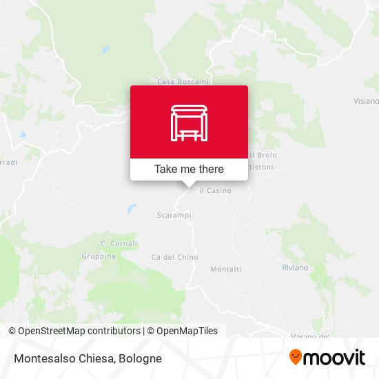 Montesalso Chiesa map
