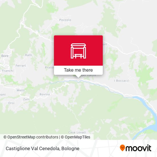 Castiglione Val Cenedola map