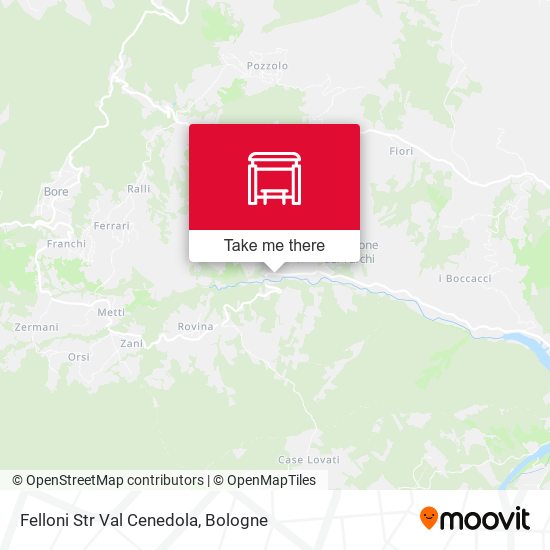 Felloni Str Val Cenedola map