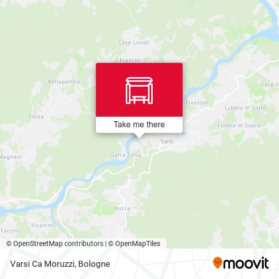 Varsi Ca Moruzzi map