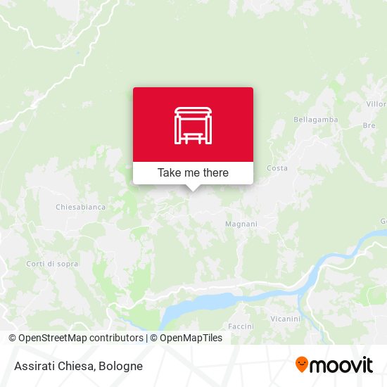 Assirati Chiesa map