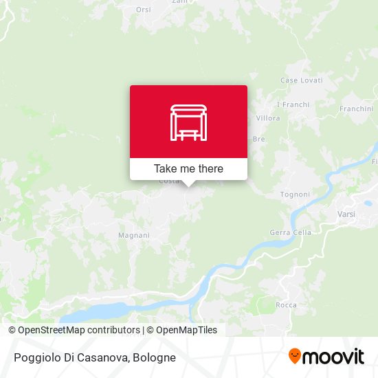 Poggiolo Di Casanova map