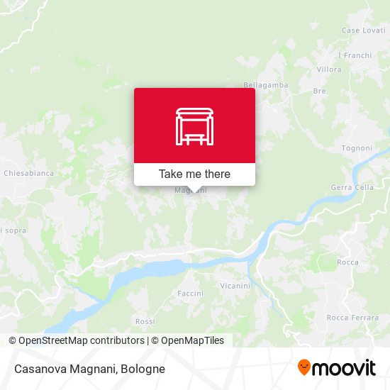 Casanova Magnani map