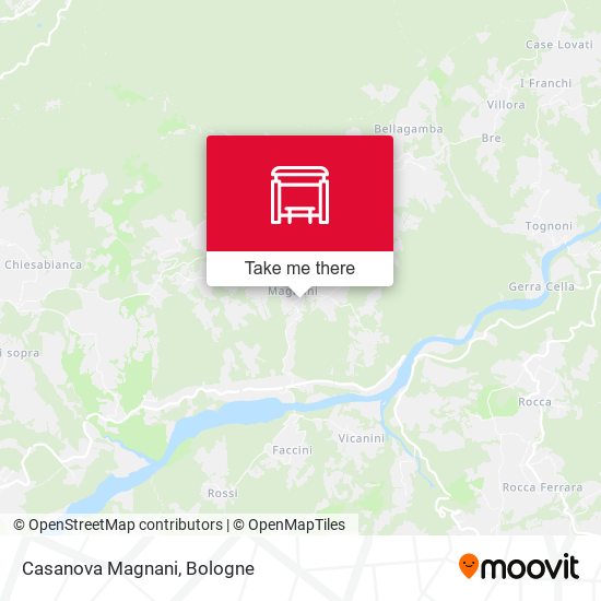 Casanova Magnani map