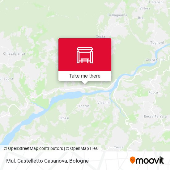 Mul. Castelletto Casanova map