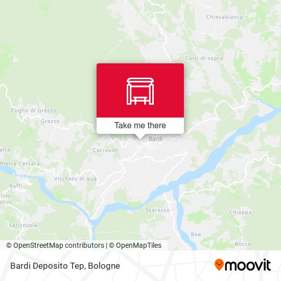 Bardi Deposito Tep map