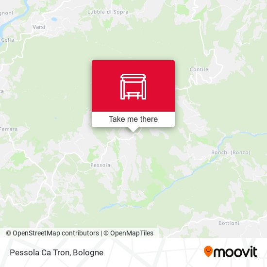 Pessola Ca Tron map