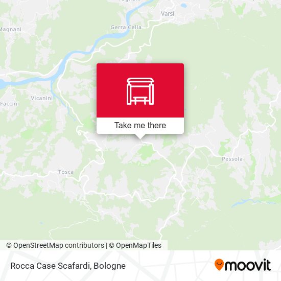 Rocca Case Scafardi map