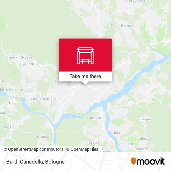 Bardi Canadella map