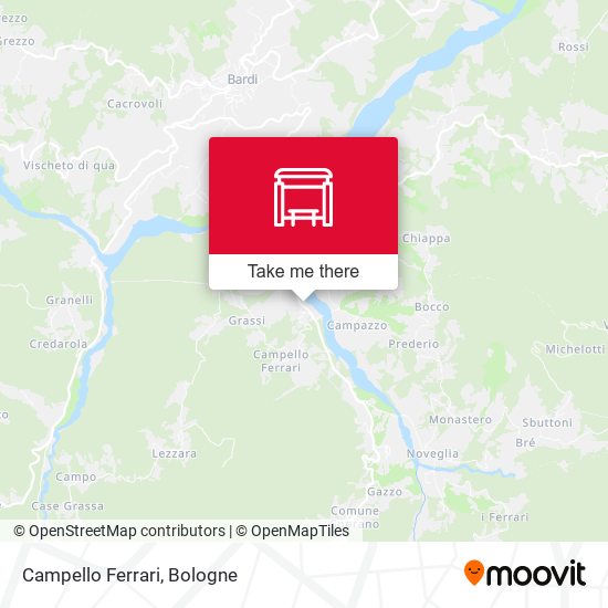 Campello Ferrari map