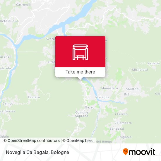 Noveglia Ca Bagaia map