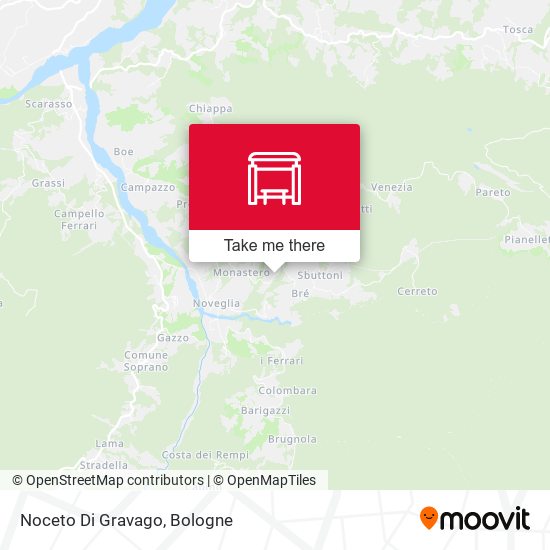 Noceto Di Gravago map