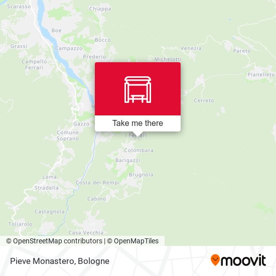 Pieve Monastero map