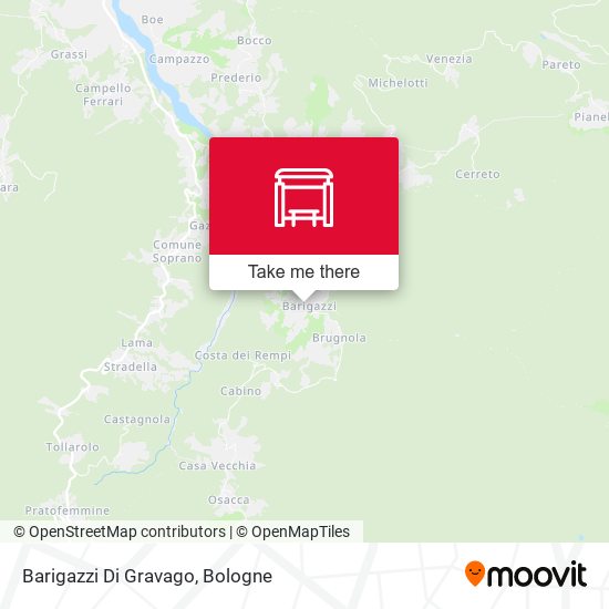 Barigazzi Di Gravago map
