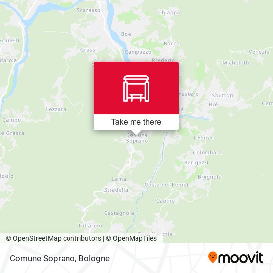 Comune Soprano map