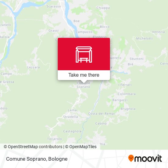 Comune Soprano map