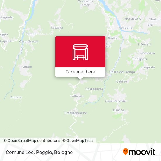 Comune Loc. Poggio map
