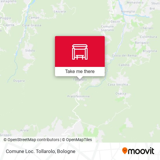 Comune Loc. Tollarolo map