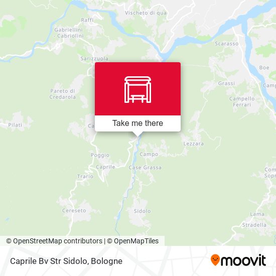Caprile Bv Str Sidolo map