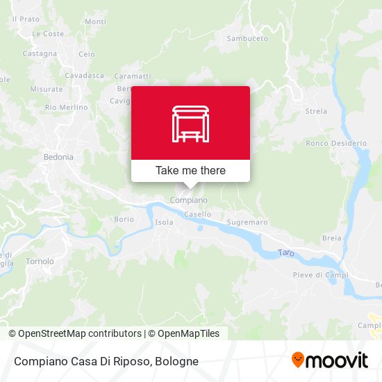Compiano Casa Di Riposo map