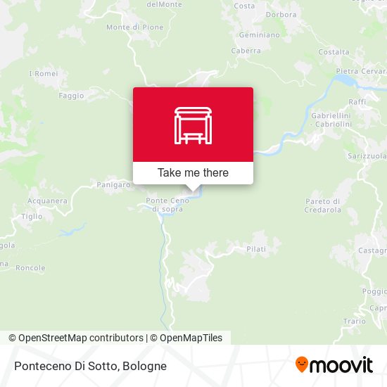 Ponteceno Di Sotto map